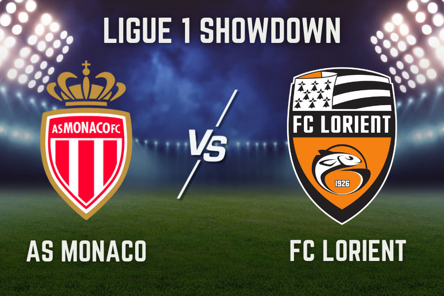 monaco and lorient ligue 1 match